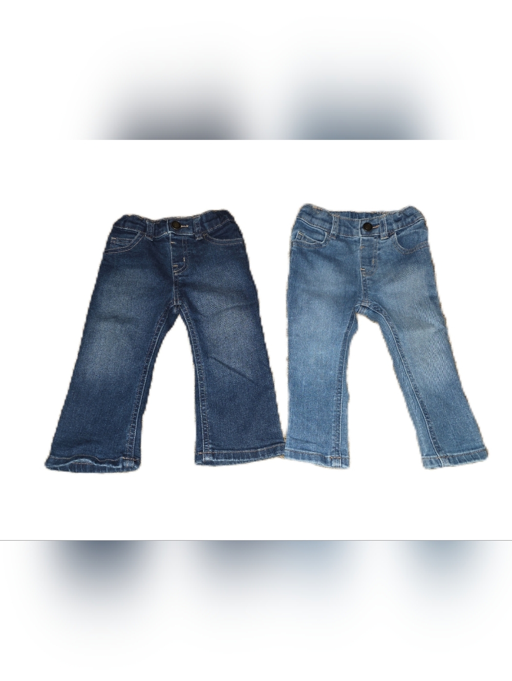 💓 3/$15 2 Pairs Of Garanimals 18 Months Blue Jeans